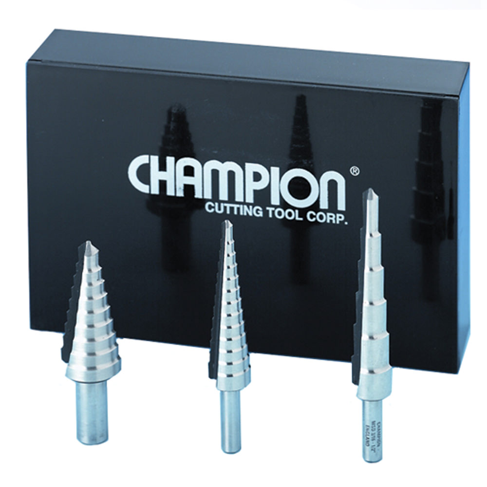 Champion Cutting Tool Step Drill Bit Unibit #4 MSD-7/8X3/16 